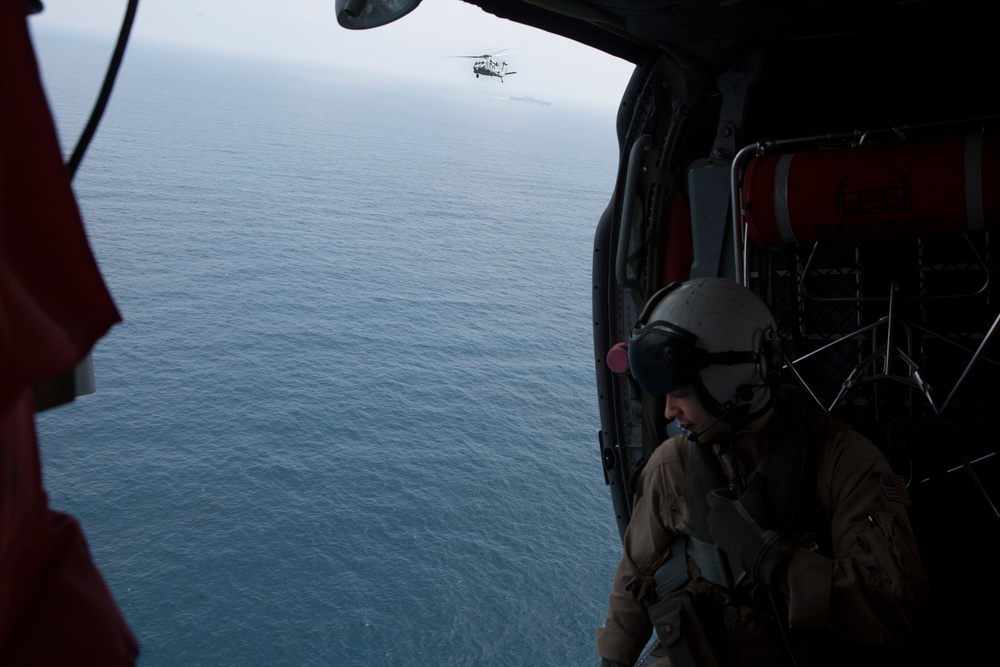 26th Marine Expeditionary Unit on flight deck