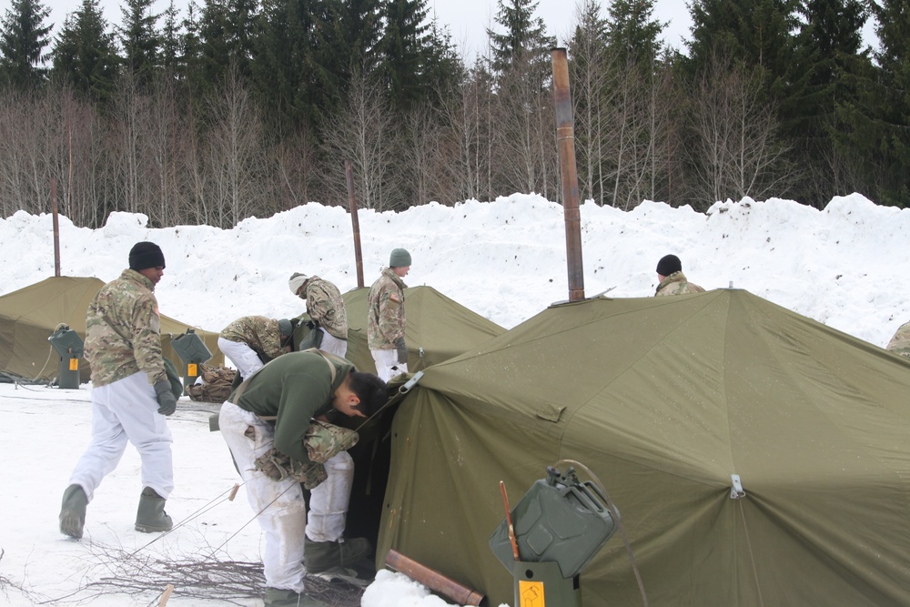 15th Engineers train with Norwegians