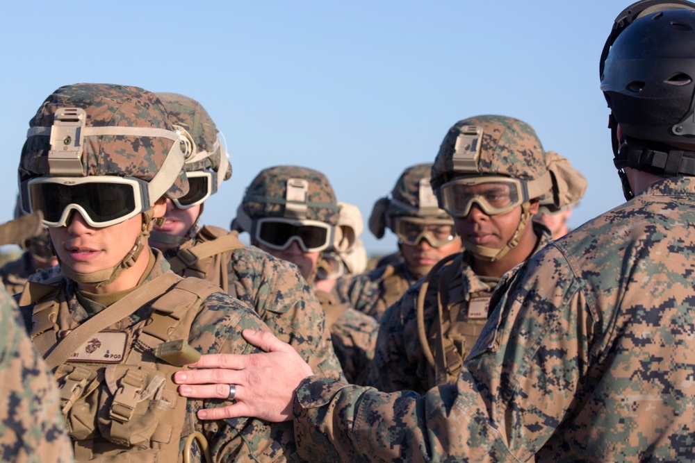 SPMAGTF-CR-AF Marines hone fast rope skills