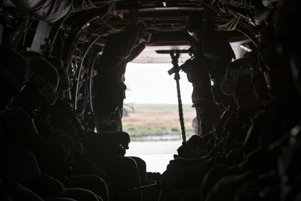 SPMAGTF-CR-AF Marines hone fast rope skills