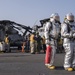 Flight deck firefighting drills aboard USS Bonhomme Richard