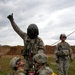 Infantrymen take to the sky during medevac training in Kosovo