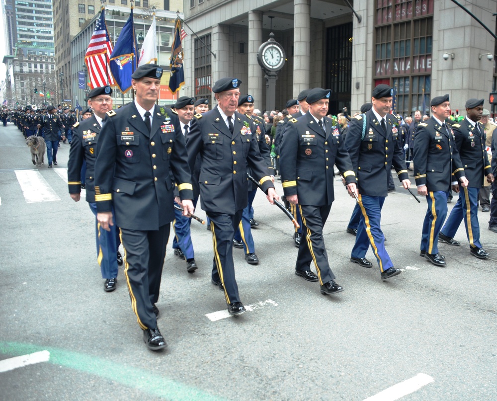 NY National Guard's 'Fighting 69th' leads World's Largest St. Patrick's Day Parade
