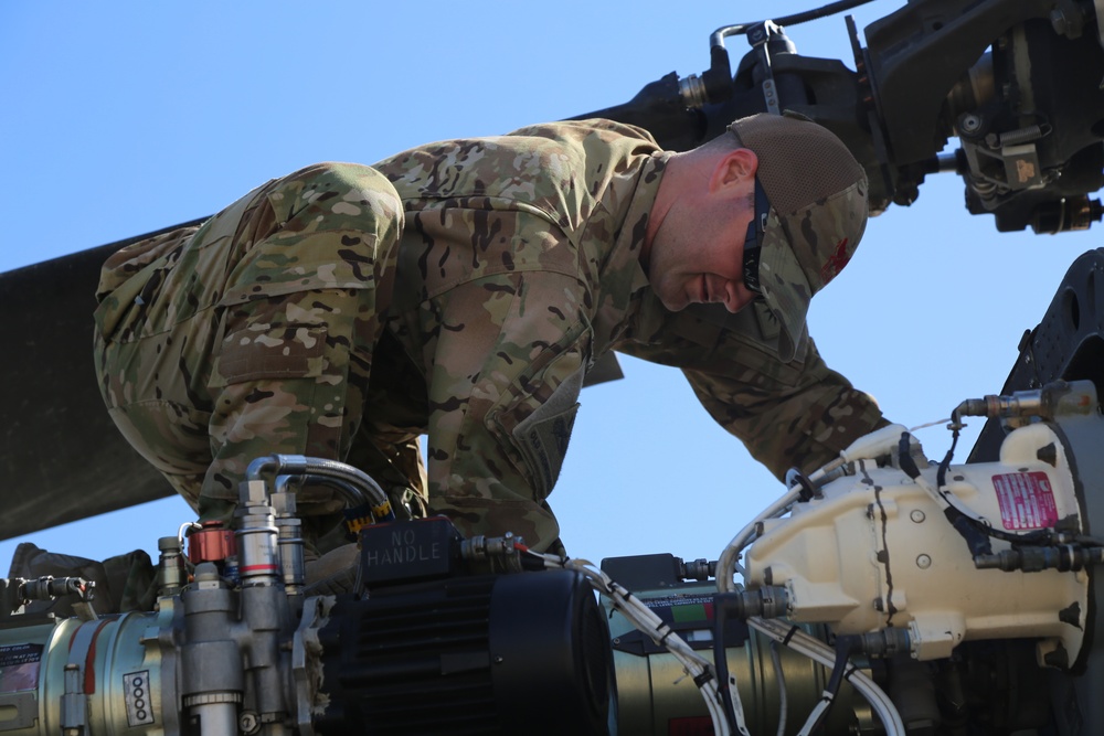 Task Force Heavy Cav. conducts a day flight