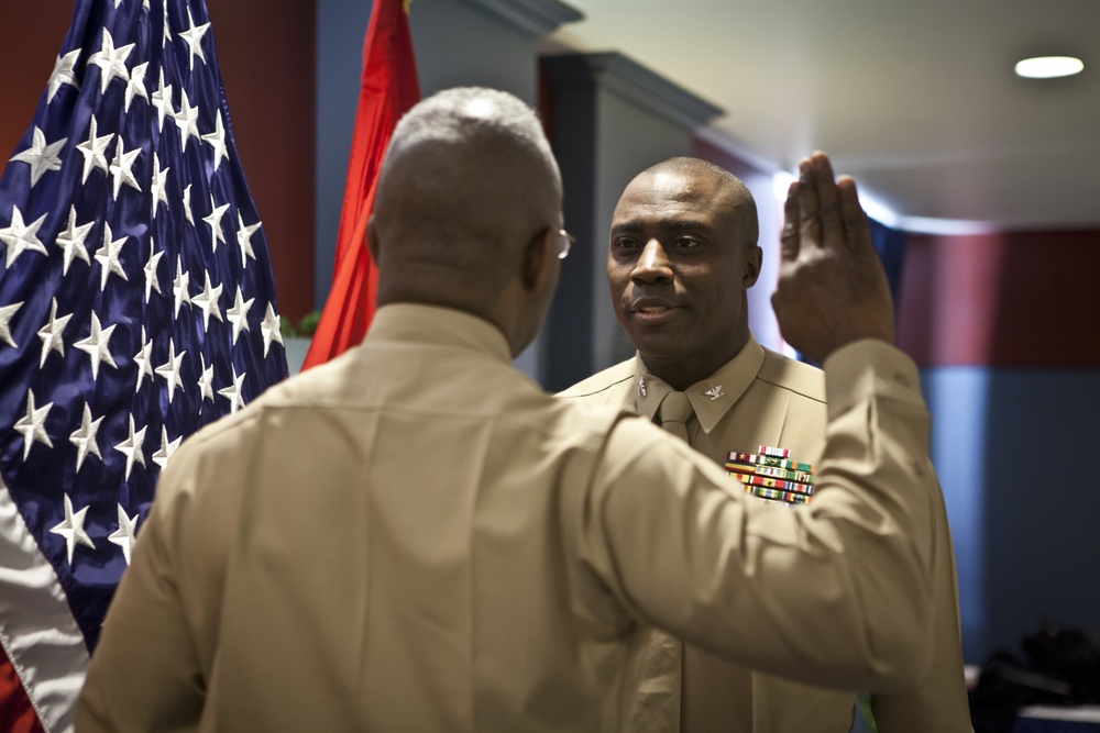 Promotion Ceremony for Lt. Col. Zachary M. White