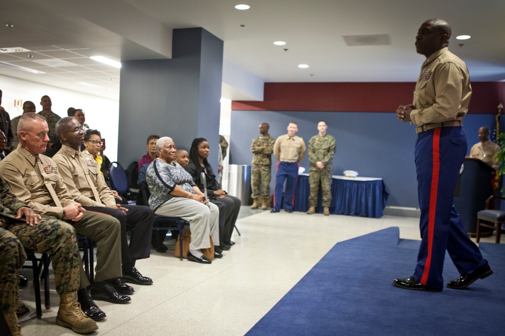 Promotion Ceremony for Lt. Col. Zachary M. White