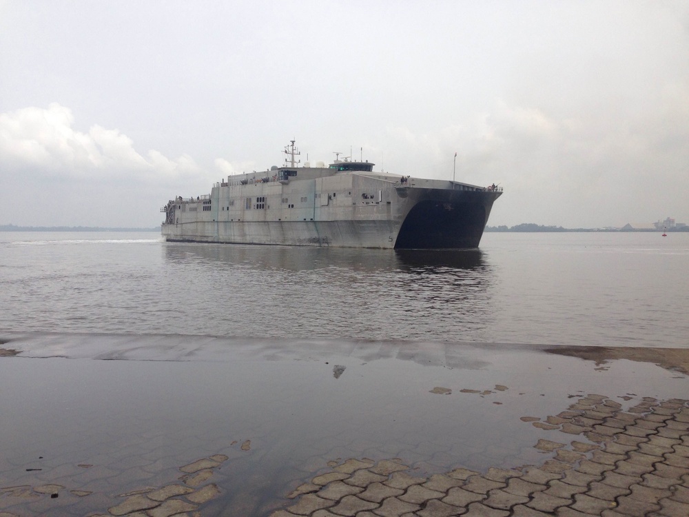 USNS Spearhead activity