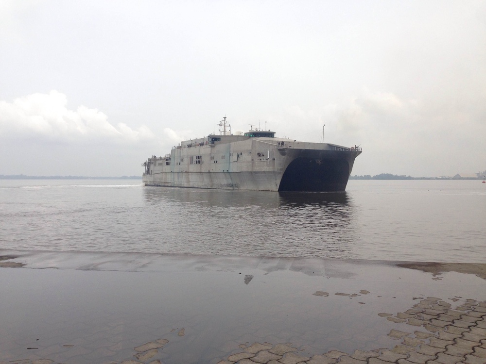 USNS Spearhead activity