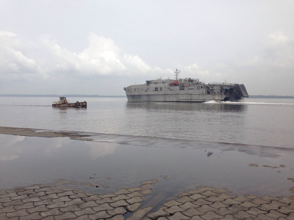 USNS Spearhead activity