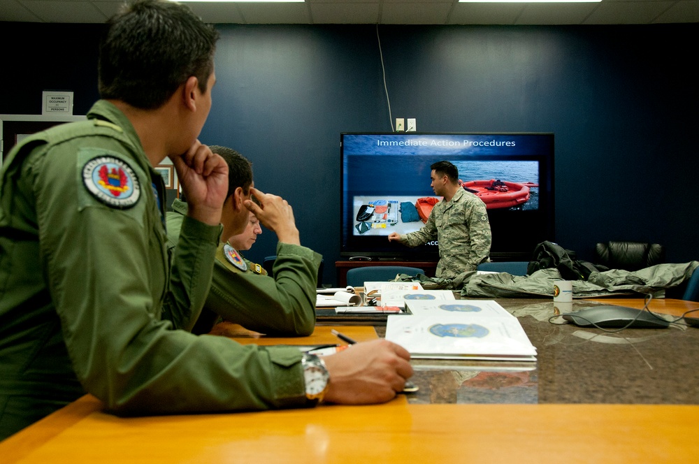 Water survival training