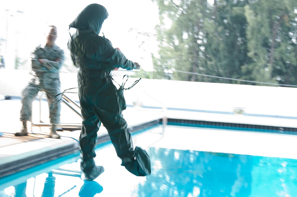 Water survival training