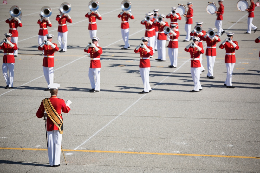 Marine Corps Battle Color Ceremony tour comes to Parris Island