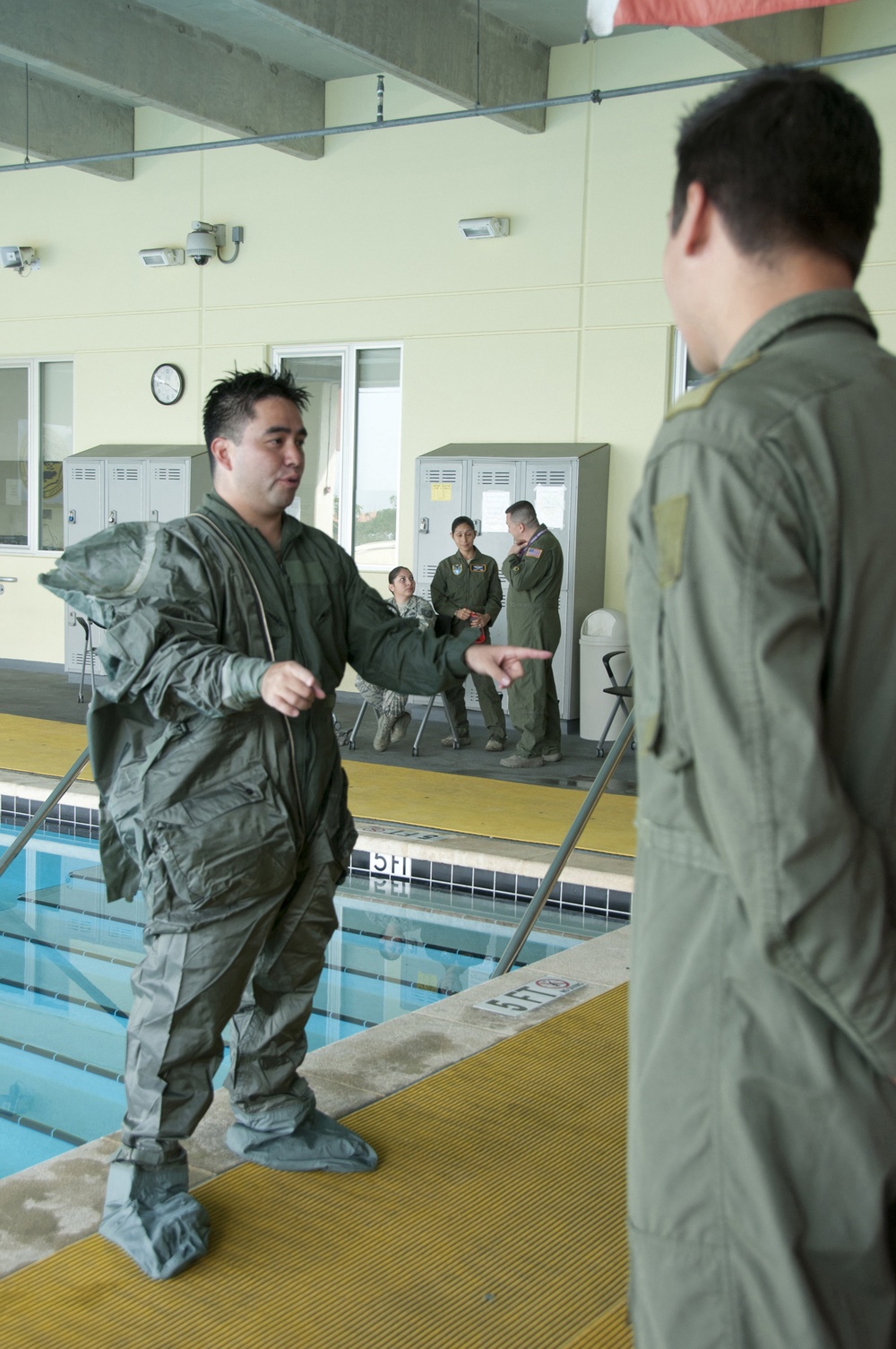 Water survival training