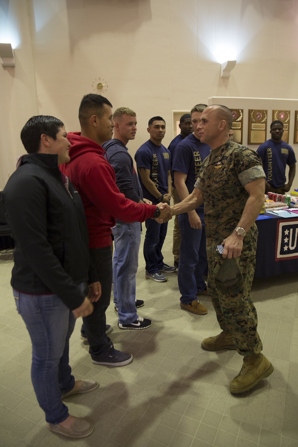 Camp Hansen hosts USO Spring Visit 2016 Tour