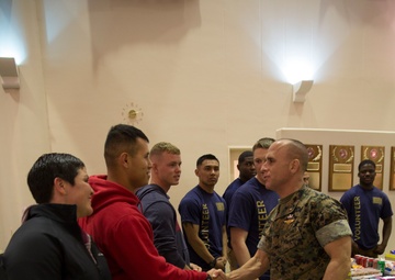 Camp Hansen hosts USO Spring Visit 2016 Tour