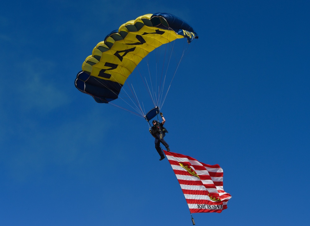 Aerial demonstration over Naval Air Facility El Centro