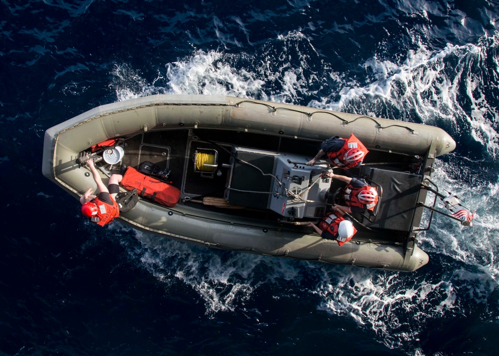 USS George Washington boat operations