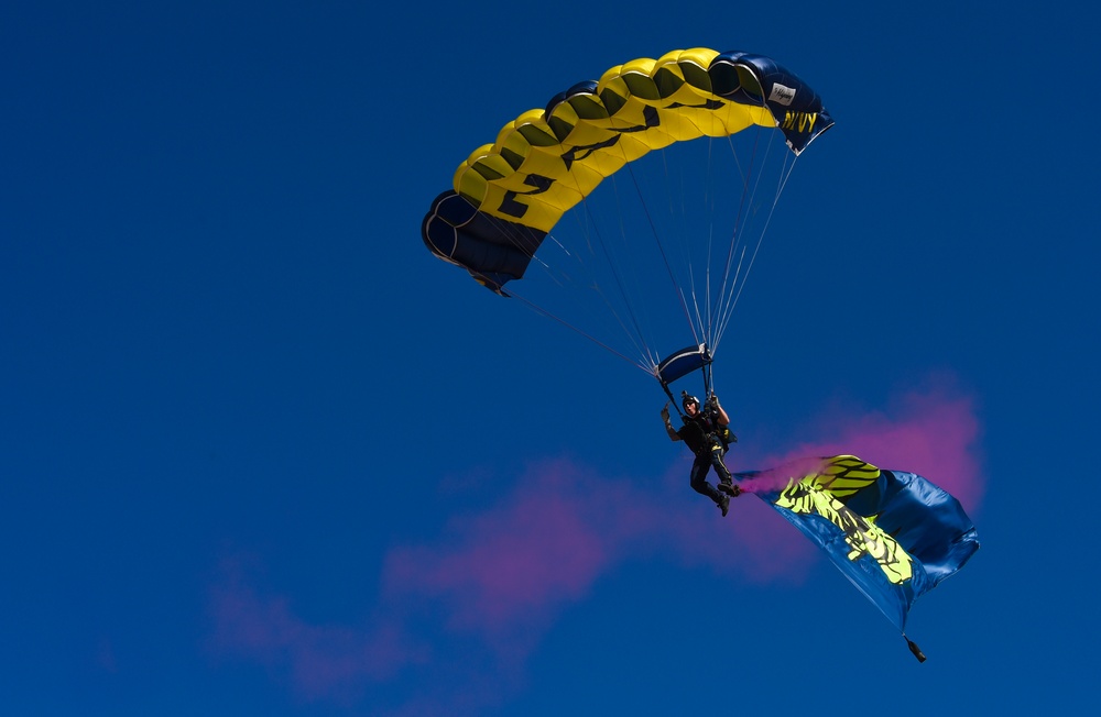 Aerial demonstration over Naval Air Facility El Centro