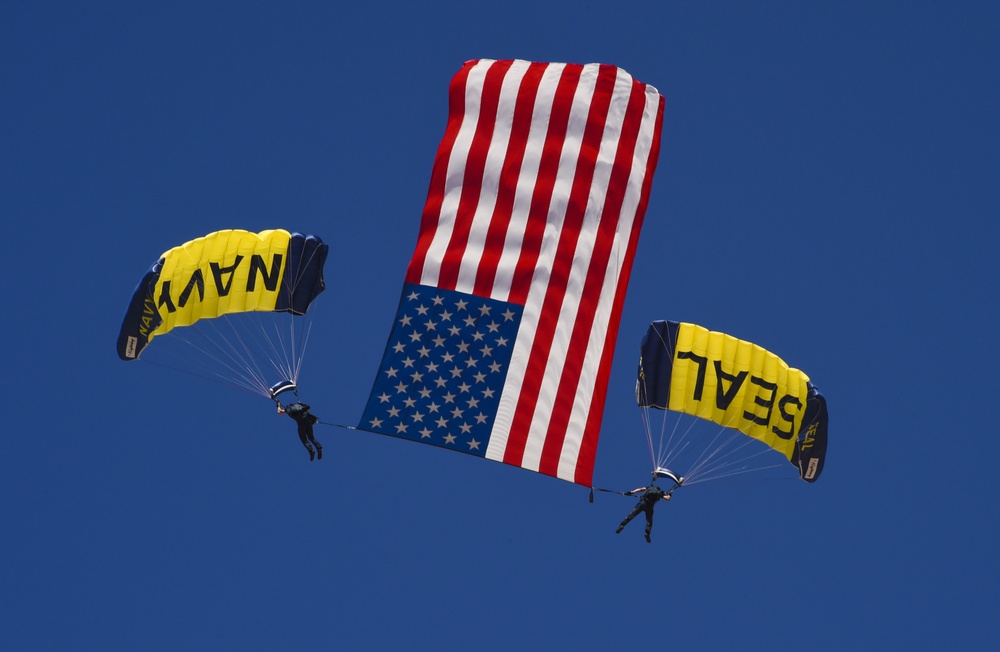 Aerial demonstration over Naval Air Facility El Centro