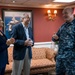 Michael Reagan visits USS Ronald Reagan