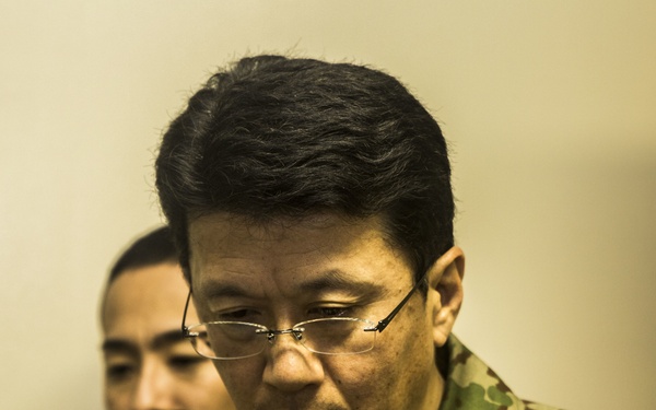 JGSDF Col. visits 12th Marines