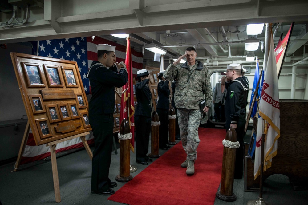 DLA director tours USS Ronald Reagan