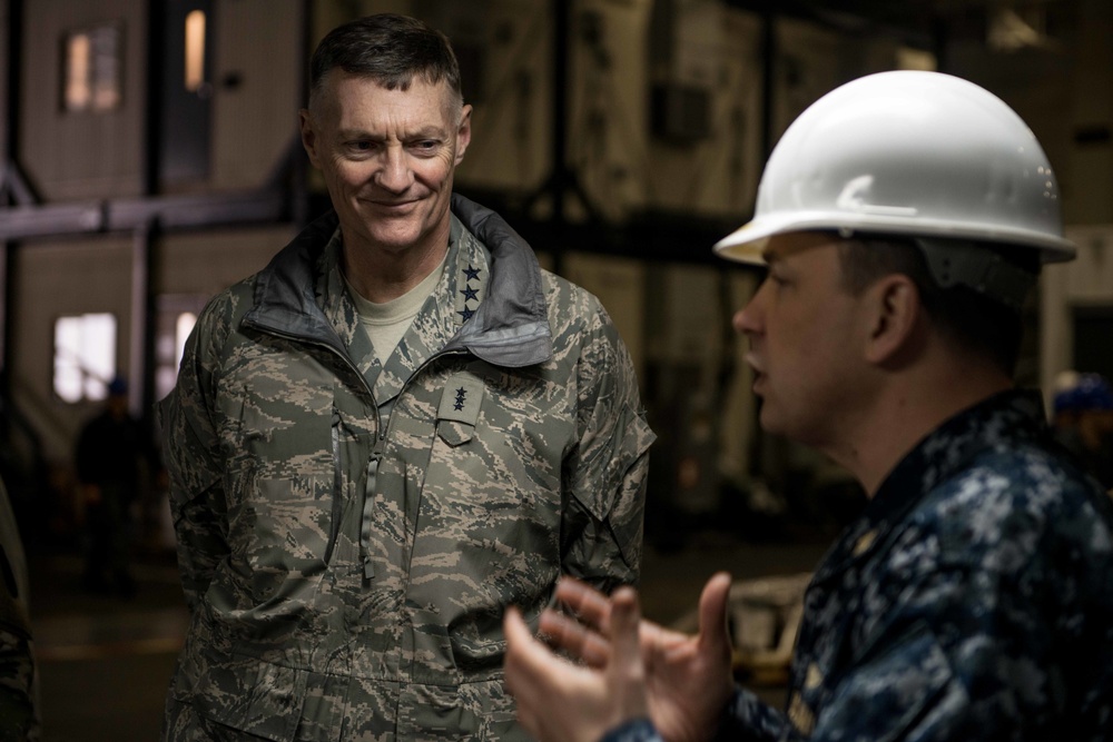 DLA director tours USS Ronald Reagan