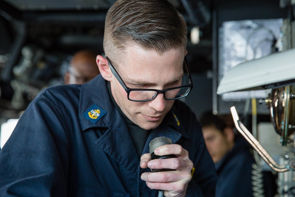USS Shiloh commemerates the fifth anniversary of the Great East Japan Earthquake