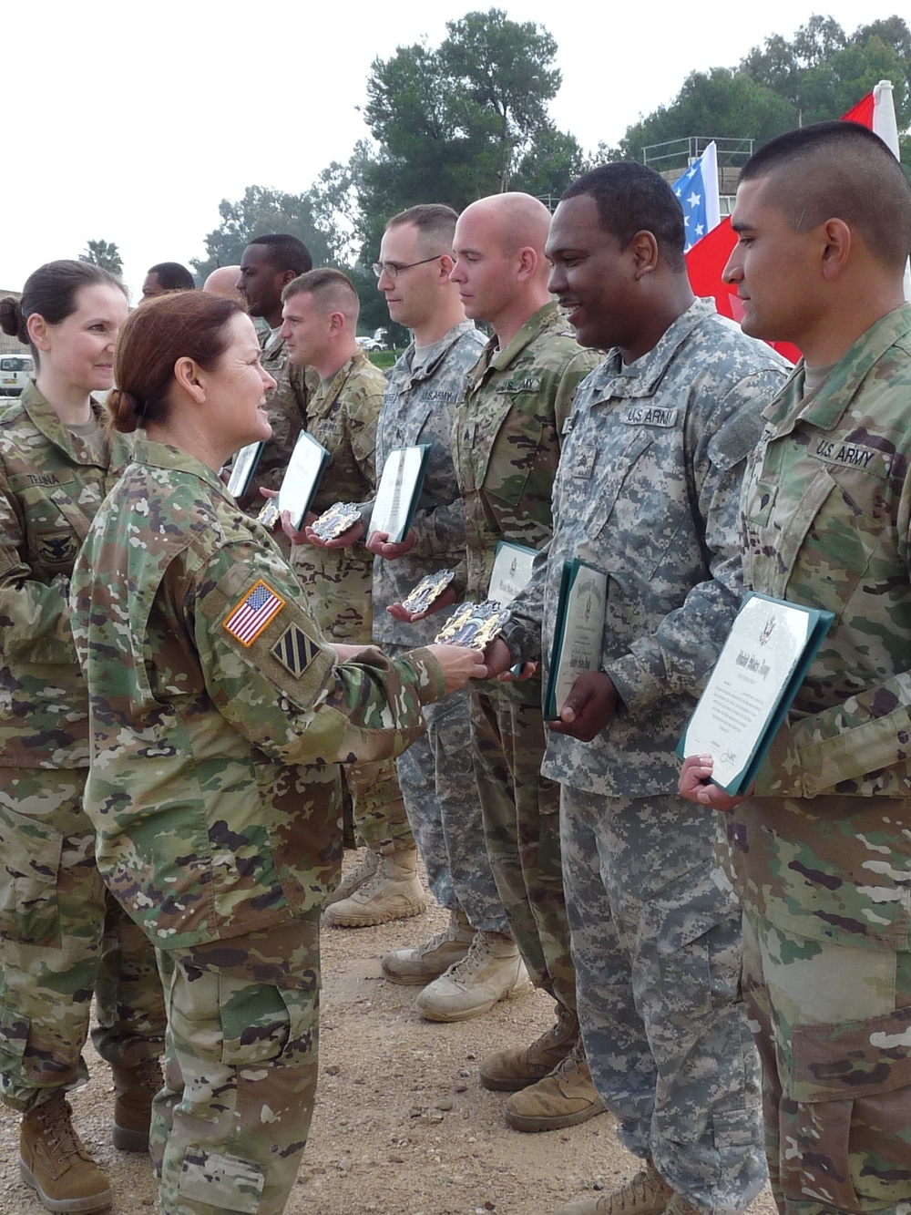 10th AAMDC Soldiers reenlist during JC16