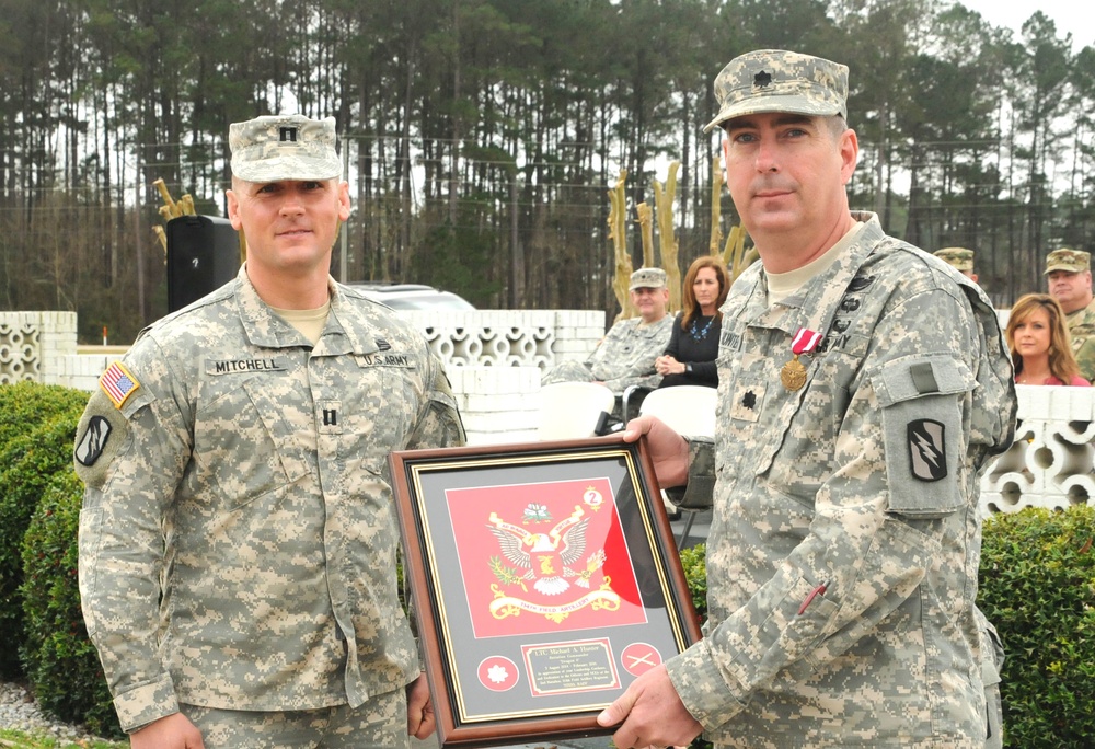 2nd Battalion, 114th Field Artillery Regiment change of command