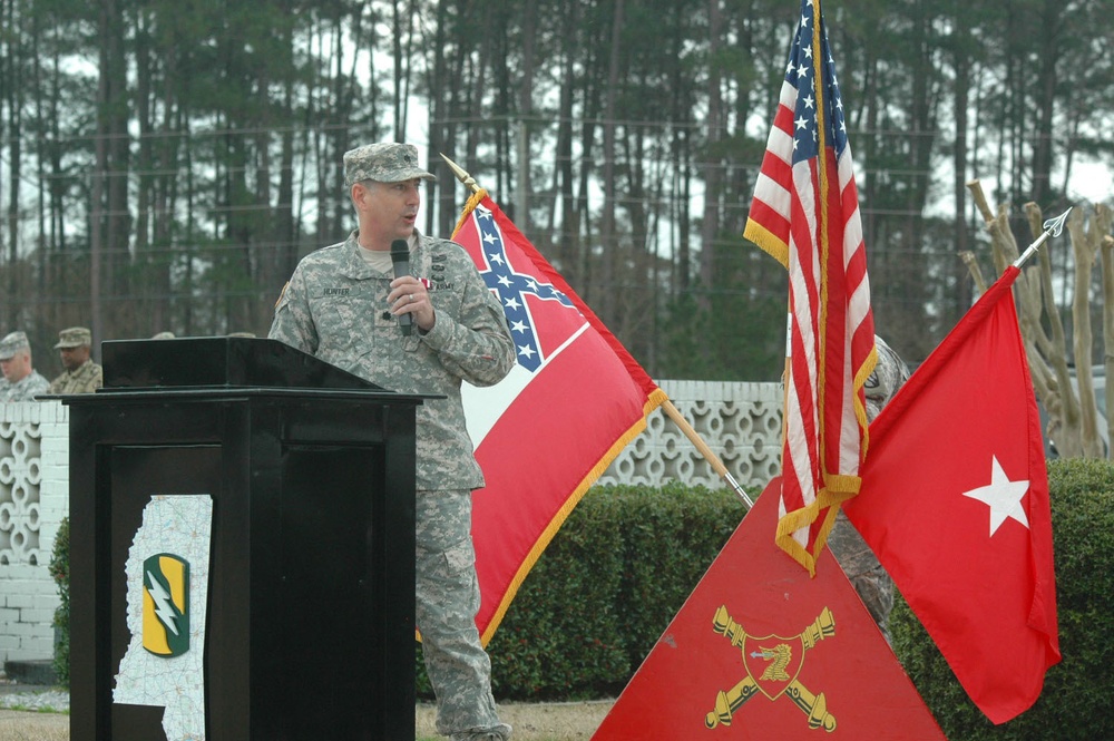 2nd Battalion, 114th Field Artillery Regiment change of command