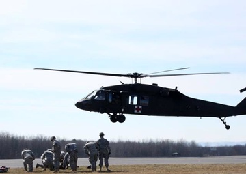 NY National Guard Aircrew, Soldiers train on Helo Evacuation Techniques