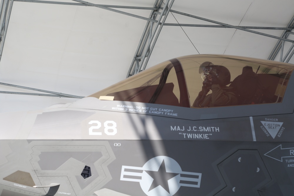 Royal Navy Officer's First F-35B Flight