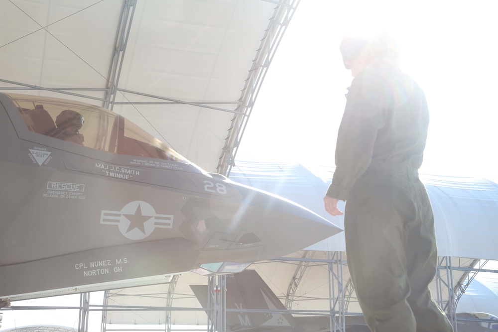 Royal Navy Officer's First F-35B Flight