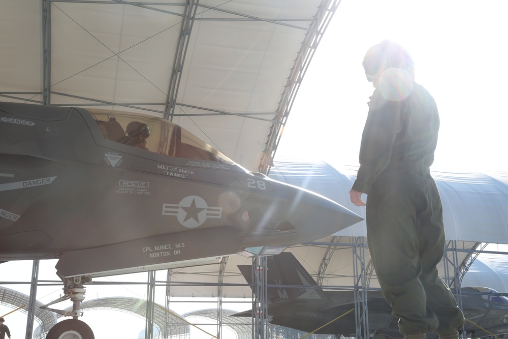 Royal Navy Officer's First F-35B Flight