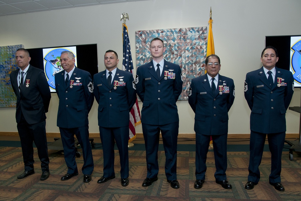 Colombian Air Force honors HNR Airmen