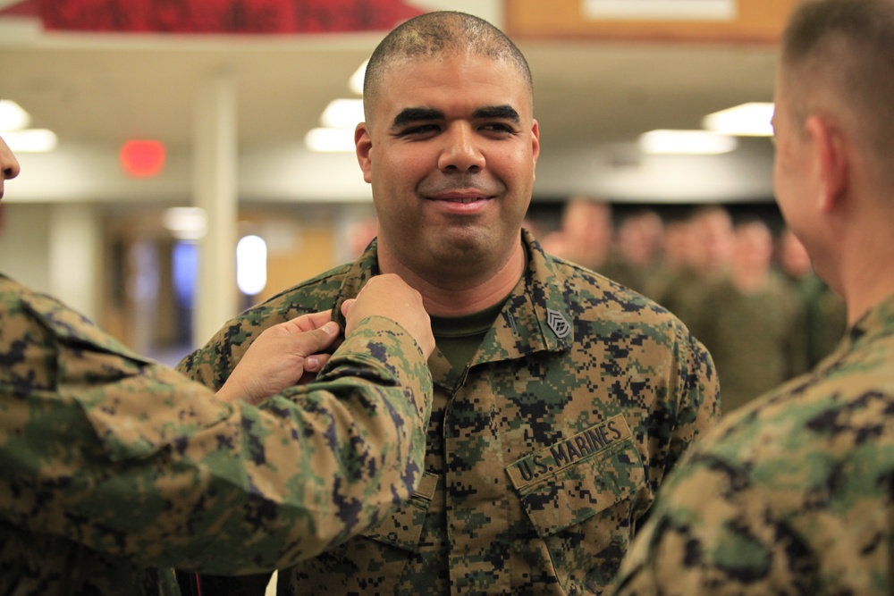 Lafayette, La. Native CBIRF Marine promoted to master sergeant