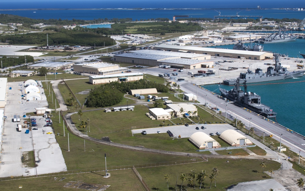 DVIDS Images Aerial View Of Naval Base Guam During Multi Sail 2016 