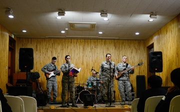 PACAF Band performs for Korean children, families