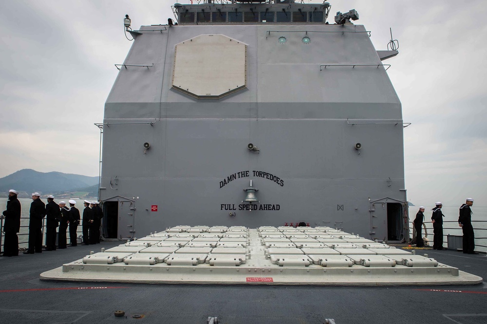 USS Mobile Bay operations