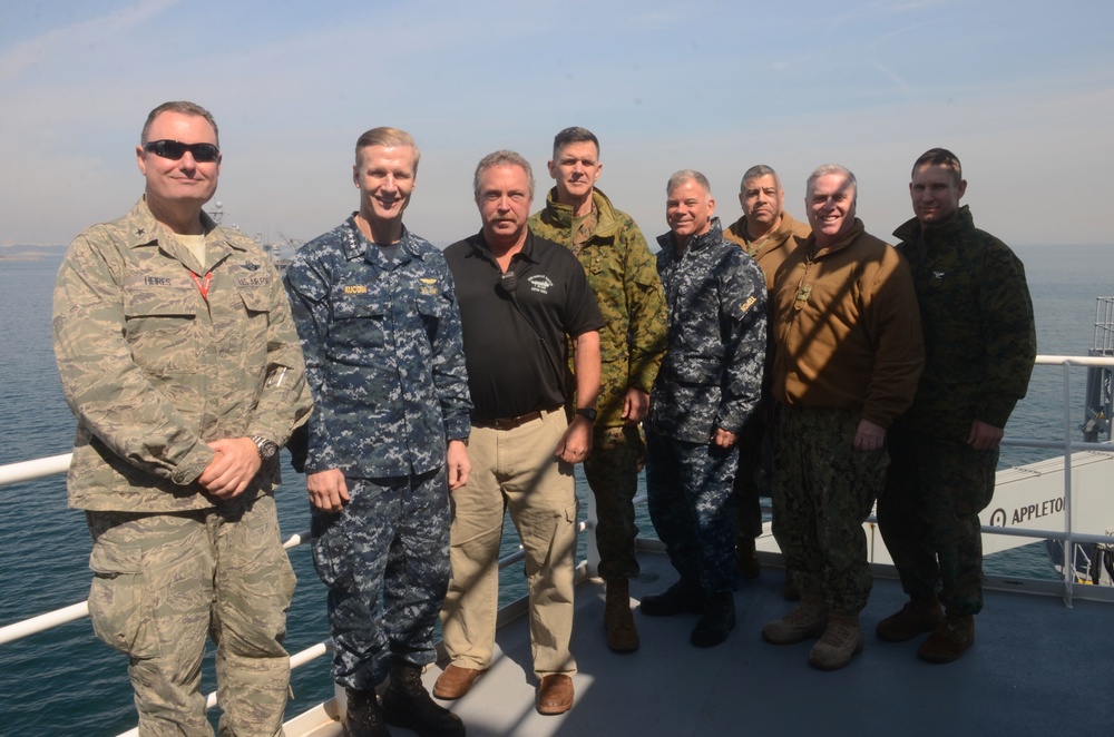 USNS Wheeler Performs Demonstration, Holds Tour for Military Officials