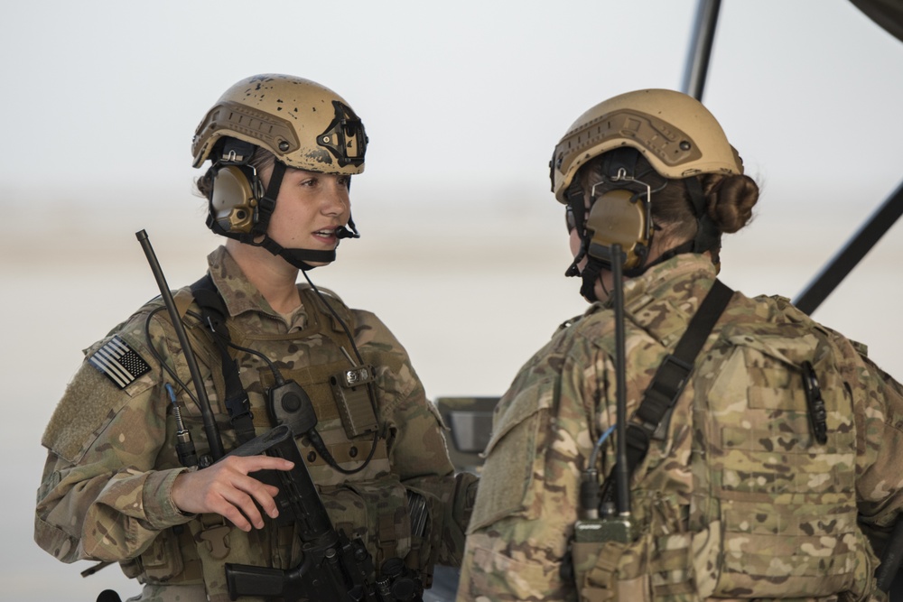 455th ESFS provides fly away security