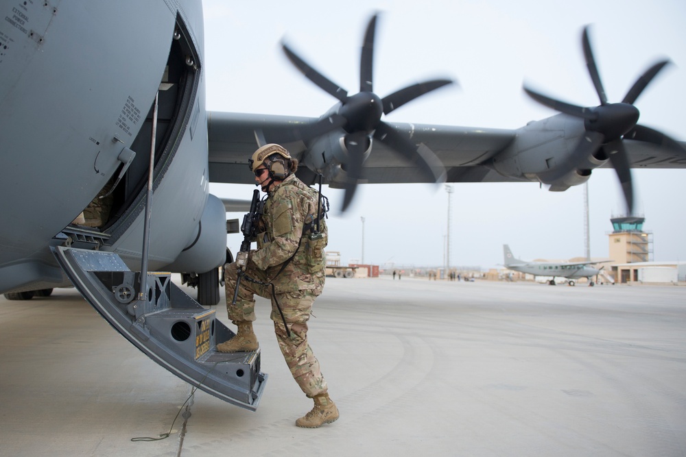 455th ESFS provides fly away security