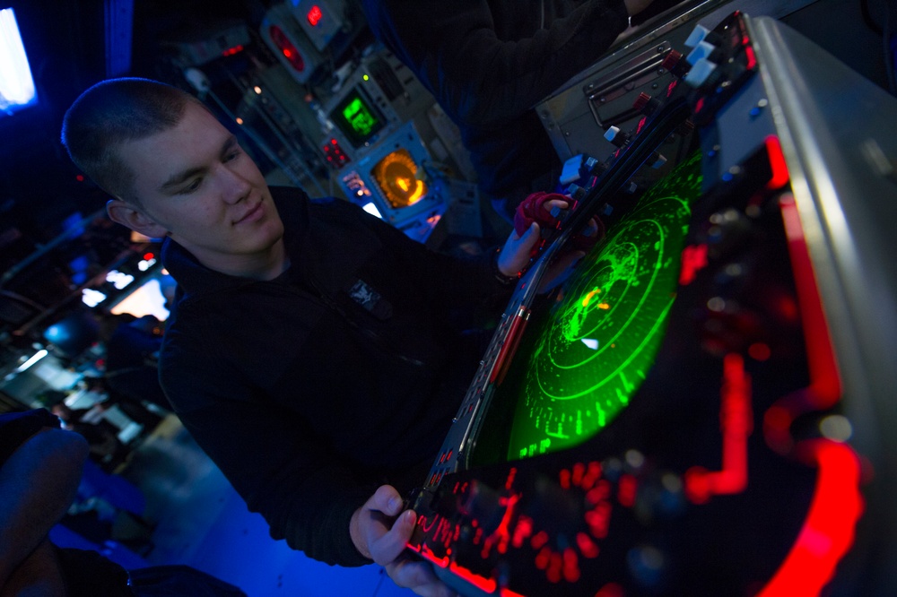USS Monterey sea and anchor detail