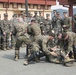 Marine MP Battalion demos riot control in ROK