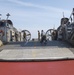 USS Bonhomme Richards' seabasing demonstration with USNS Montford Point