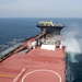 USS Bonhomme Richards' seabasing demonstration with USNS Montford Point