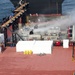 USS Bonhomme Richards' seabasing demonstration with USNS Montford Point