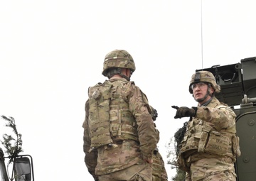 Reaper Troop, 2CR conducts a vehicle live-fire exercise