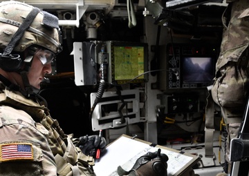 Reaper Troop, 2CR conducts a vehicle live-fire exercise